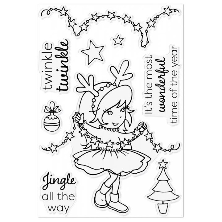 (AS-STP-TWIKLE)Crafter's Companion Annabel Spenceley Twinkle Twinkle Stamps