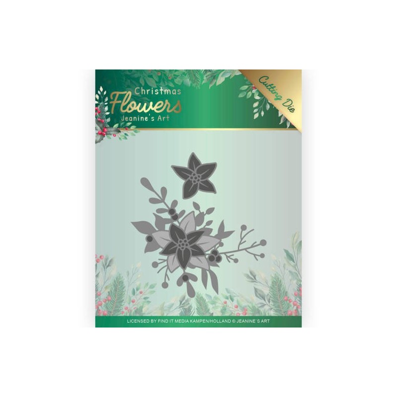 Dies - Jeanine’s Art – Christmas Flowers - Poinsettia Corner