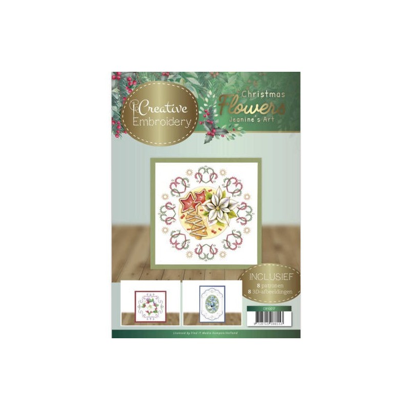 (CB10017)Creative Embroidery 17 - Jeanine’s Art – Christmas Flowers