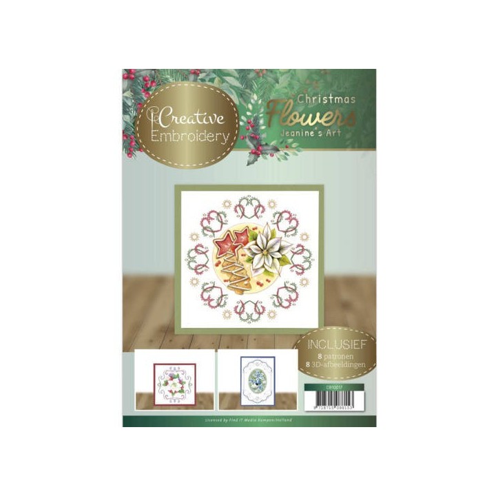 (CB10017)Creative Embroidery 17 - Jeanine’s Art – Christmas Flowers