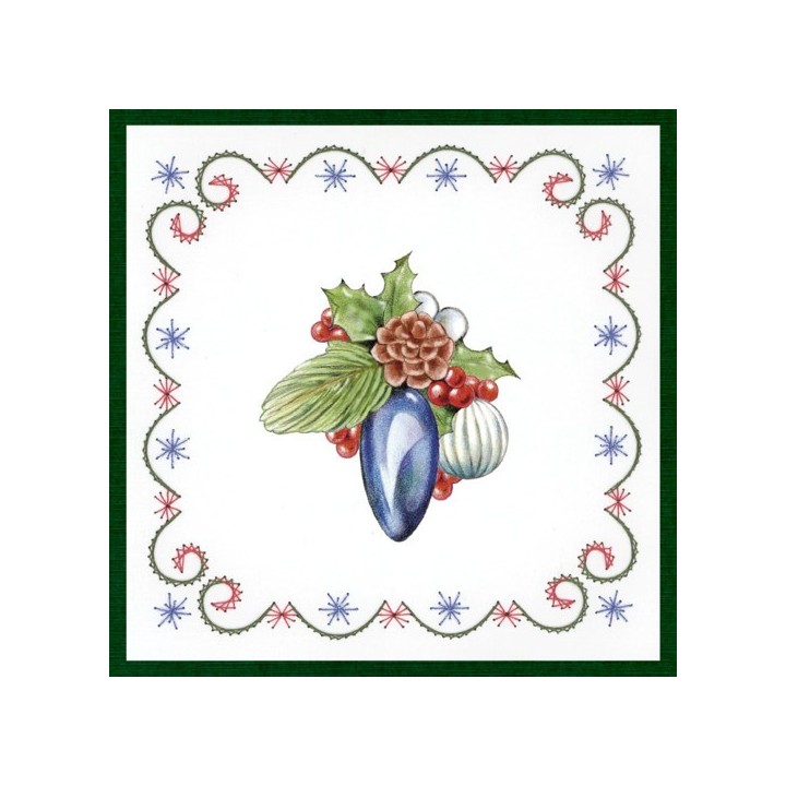 (STDO138)Stitch and Do 138 - Jeanine's Art - Christmas Flowers - Christmas Lantern