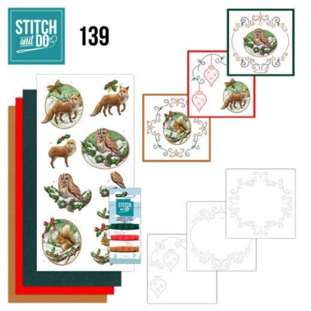 (STDO139)Stitch and Do 139 - Amy Design - Christmas Animals