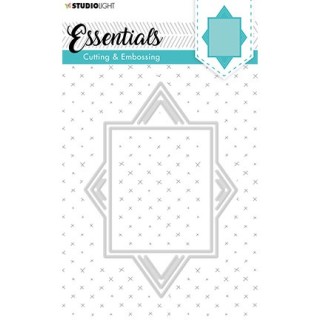 (STENCILSL317)Studio Light Cutting and Embossing Die, Card Shape Essentials, nr.317