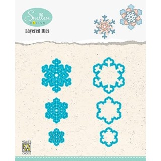 (LDSF005)Snellen Design Layered Dies -Snowflakes 05