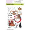 (1687)CraftEmotions clearstamps A6 - Santa 1 Carla Creaties