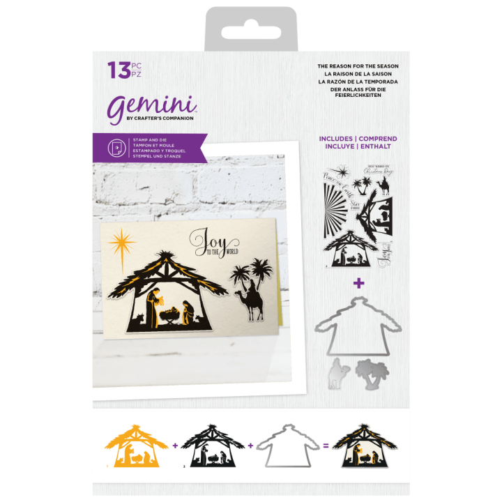 (GEM-STD-TRFT)Gemini The Reason for the Season Stamp & Die