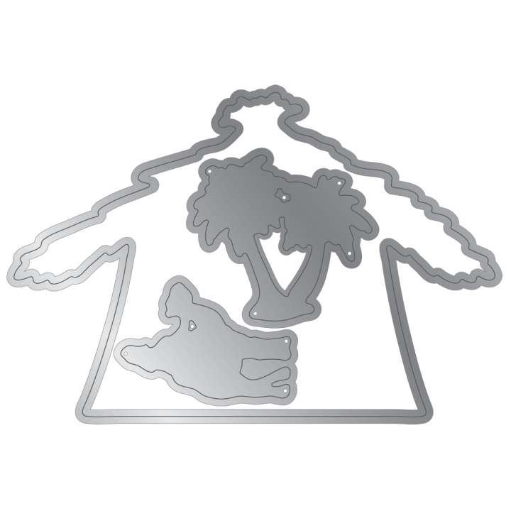 (GEM-STD-TRFT)Gemini The Reason for the Season Stamp & Die