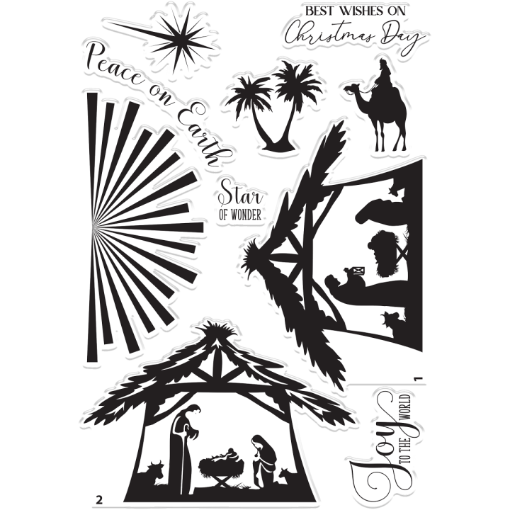 (GEM-STD-TRFT)Gemini The Reason for the Season Stamp & Die