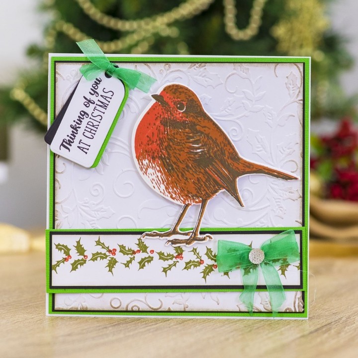 (GEM-STD-ROBI)Gemini Robin Redbreast Stamp & Die