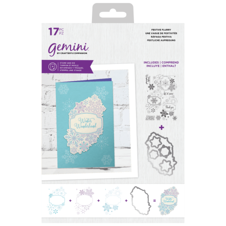 (GEM-STD-FFLU)Gemini Festive Flurry Stamp & Die