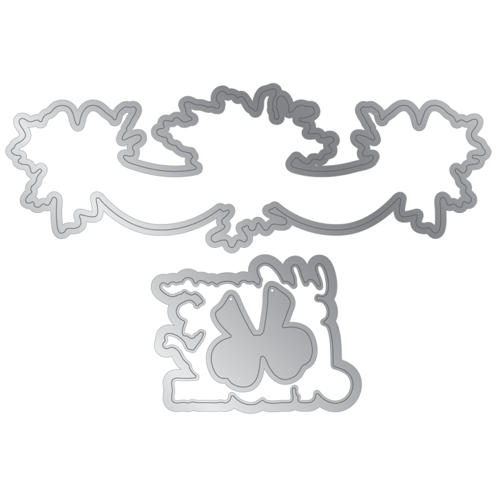 (GEM-STD-DGAR)Gemini Decorative Garland Stamp & Die