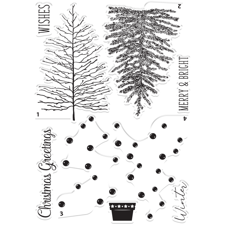 (GEM-STD-DECT)Gemini Decorate The Tree Stamp & Die