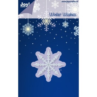 (6002/2018)Cutting & Embossing stencil ice crystal 1