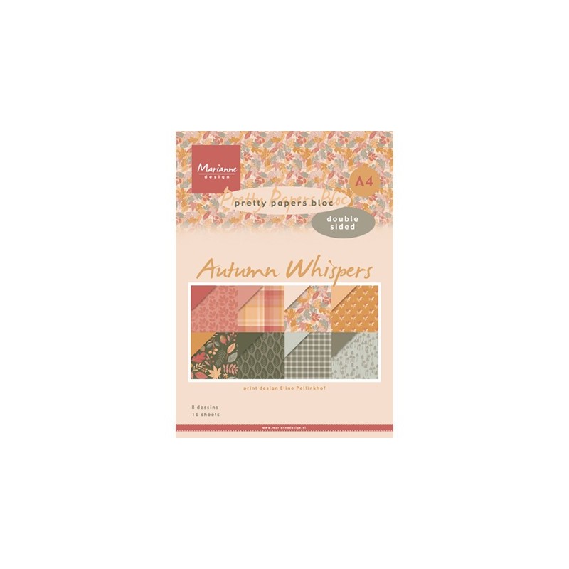 (PB7059)Pretty Papers bloc A4 Eline's Autumn Whispers