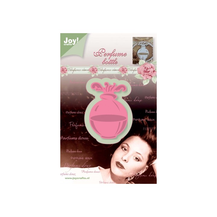 (6002/0225)Decouper & Gaufrer Pochoir bouteille de parfum