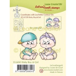 (55.6043)Clear Stamp combi Baby Boy & Girl