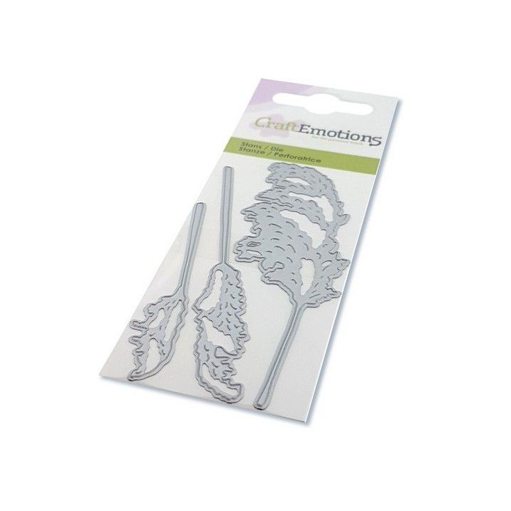 (115633/0272)CraftEmotions Die - dried flowers - pampas grass plumes