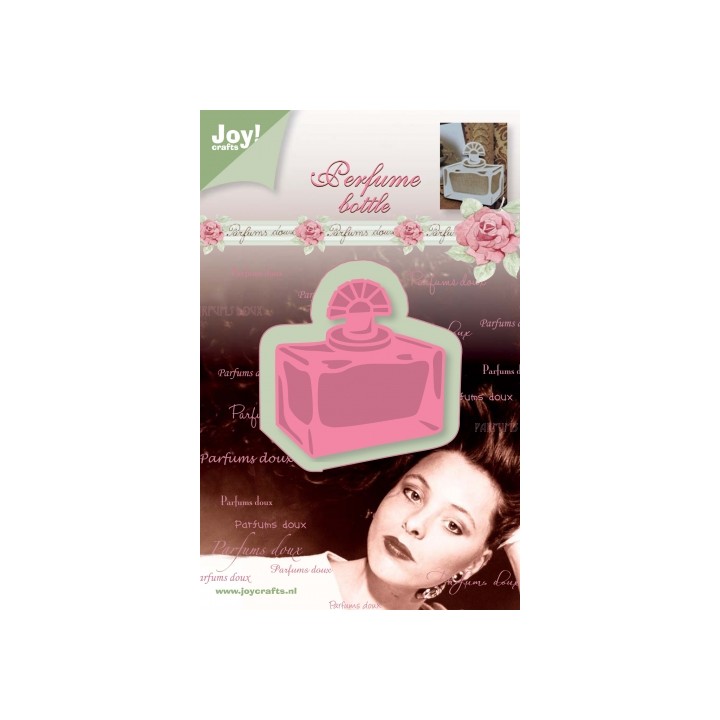 (6002/0228)Decouper & Gaufrer Pochoir bouteille de parfum
