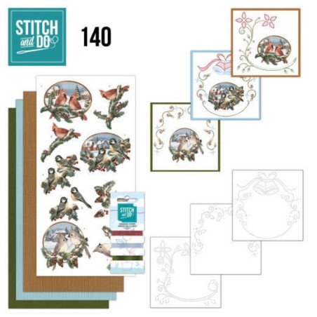 (STDO140)Stitch and Do 140 - Amy Design - Nostalgic Christmas - Christmas Birds