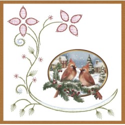 (STDO140)Stitch and Do 140 - Amy Design - Nostalgic Christmas - Christmas Birds