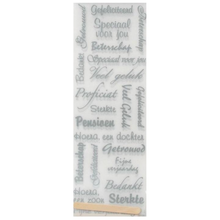 Pergamano Rub-ons silver nederland