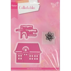 (COL1327)Collectables set christmas village