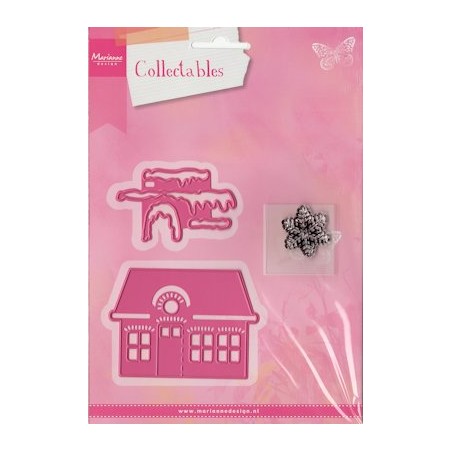 Christmas Village 1 COL1327 Marianne Design Collectables Dies & Clear Stamp 
