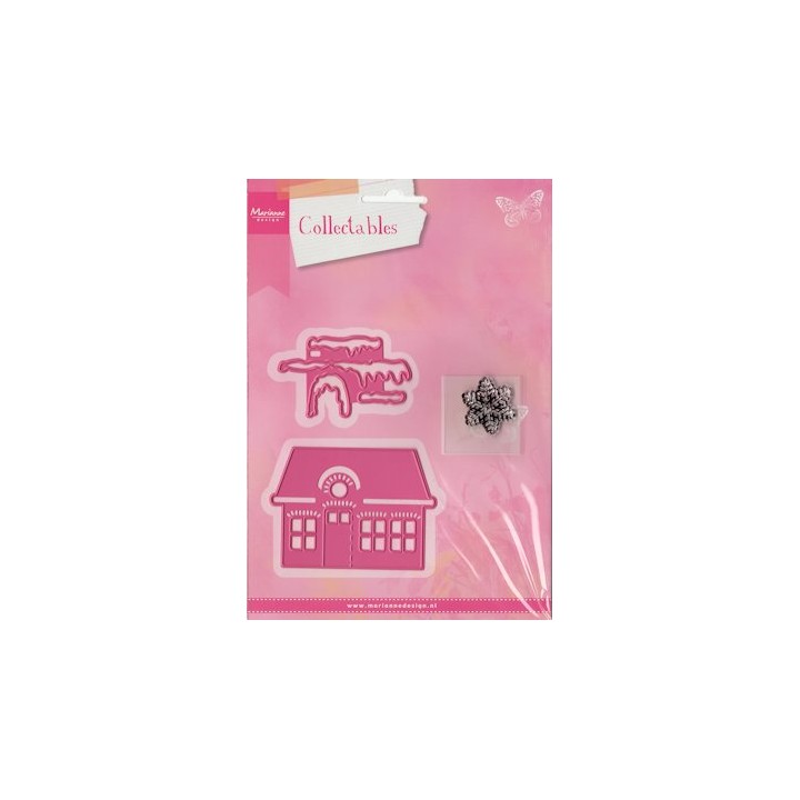 (COL1327)Collectables set christmas village