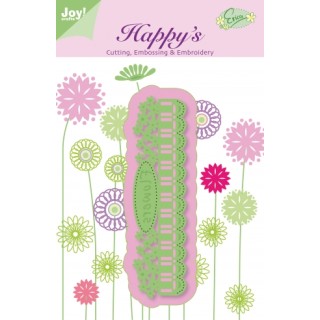 (6002/1102)C&E&E stencil edge flowers