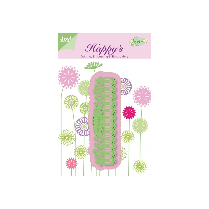 (6002/1102)C&E&E stencil rand flowers