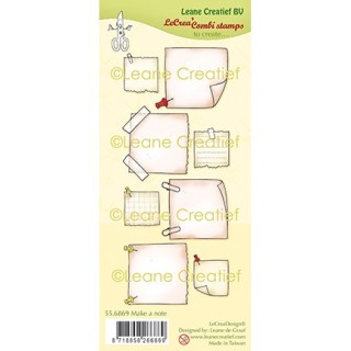 (55.6869)Clear Stamp combi Make a note