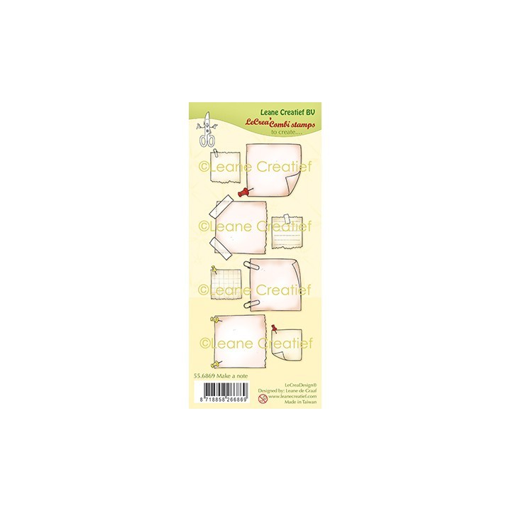 (55.6869)Clear Stamp combi Make a note