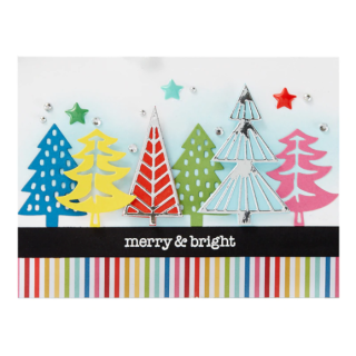 (DI-0540)Fun Stampers Journey Whimsy Trees Dies