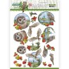 (SB10488)3D Push Out - Amy Design - Amazing Owls - Meadow Owls