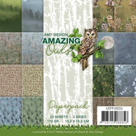 (ADPP10035)Paperpack - Amy Design - Amazing Owls