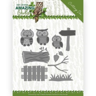 (ADD10217)Dies - Amy Design - Amazing Owls - Owl Family