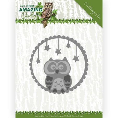 (ADD10219)Dies - Amy Design - Amazing Owls - Night Owl