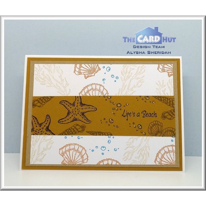 (SSB001)The Card Hut Seaside Splash Clear Stamps