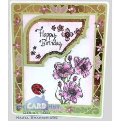 (SSB002)The Card Hut Floral Splash Clear Stamps
