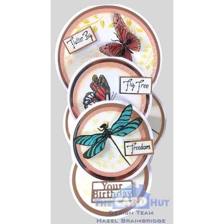(SSB003)The Card Hut Garden Splash Clear Stamps