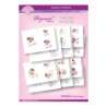 (PER-PA-70392-A4)PERGAMANO - A4 PARCHMENT POPPETS - FLOWER COLLECTION - ARTWORK BY MARINA FEDOTOVA
