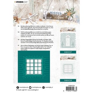 (EMBWC08)Studio Light Cutting and Embossing Die Cut , Winter Charm, nr.08