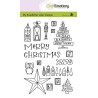 (130501/2202)CraftEmotions clearstamps A6 - handletter - X-mas decorations 1 (Eng) Carla Kamphuis