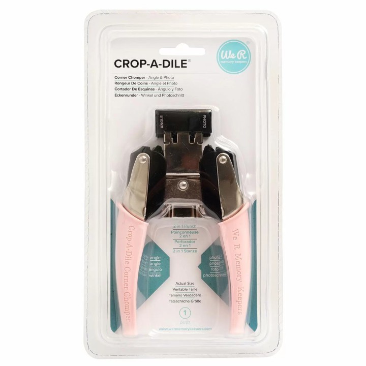(661302)We R Memory Keepers • Crop-a-dile corner chomper angle & photo