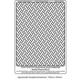 (TP3277E)EMBOSSING EasyEmboss Small DIAMOND Basket Weave - BOLD