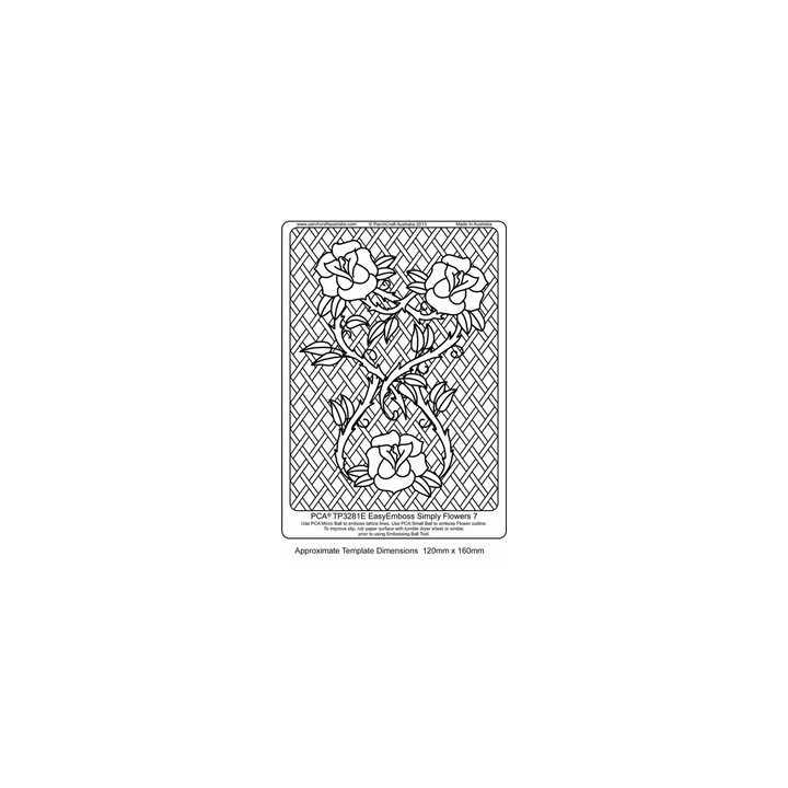 (TP3281E)EMBOSSING EasyEmboss - Simply Flowers 7