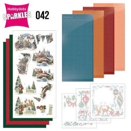 (SPDO042)Sparkles Set 42 - Amy Design - Nostalgic Christmas - Christmas Village
