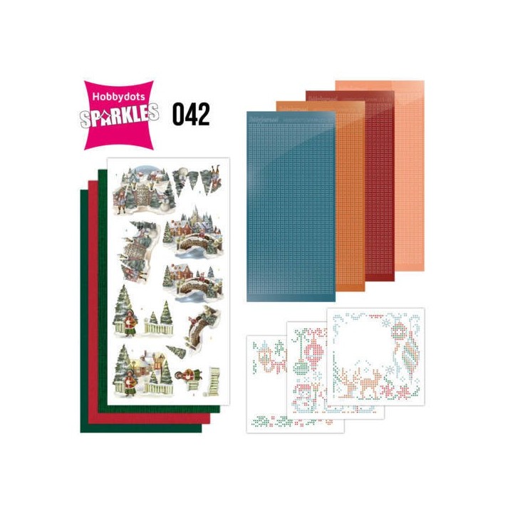 (SPDO042)Sparkles Set 42 - Amy Design - Nostalgic Christmas - Christmas Village