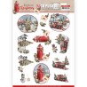 (SB10485)3D Push Out - Amy Design - Nostalgic Christmas - Christmas Train