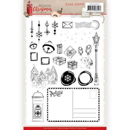 (ADCS10071)Clear Stamps - Amy Design - Nostalgic Christmas